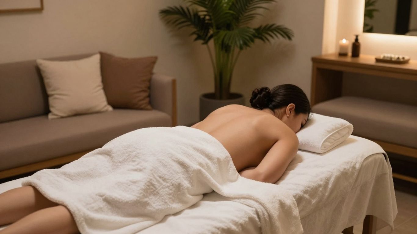 CaloSpa weight loss clinic interior with relaxing spa ambiance.