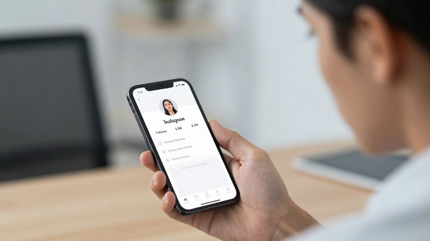 Instagram profile with low follower count