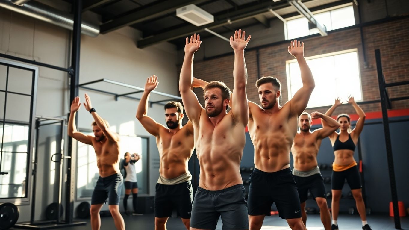 CrossFit Perth gym workout scene