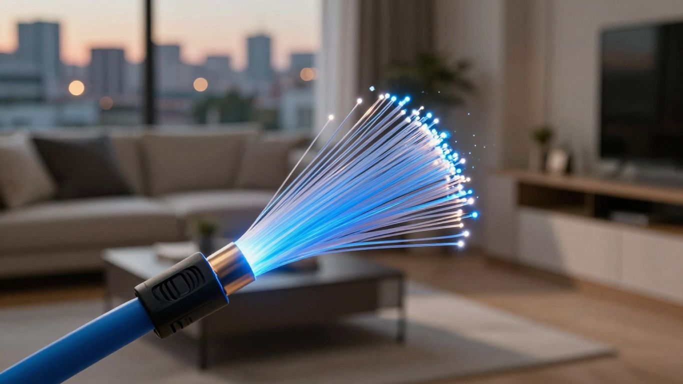 Internet residencial Vivo Fibra com alta velocidade e estabilidade.