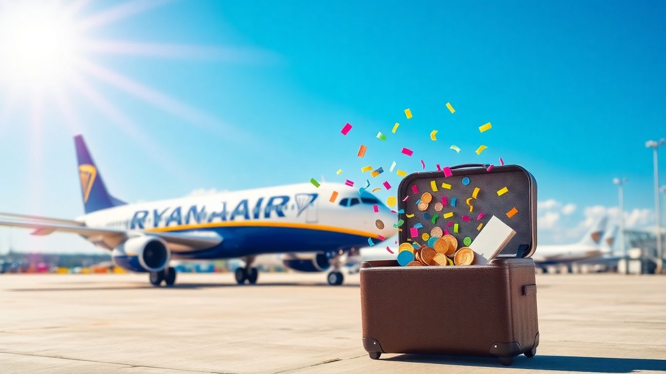 Tanie bilety lotnicze Ryanair w 2025 roku.