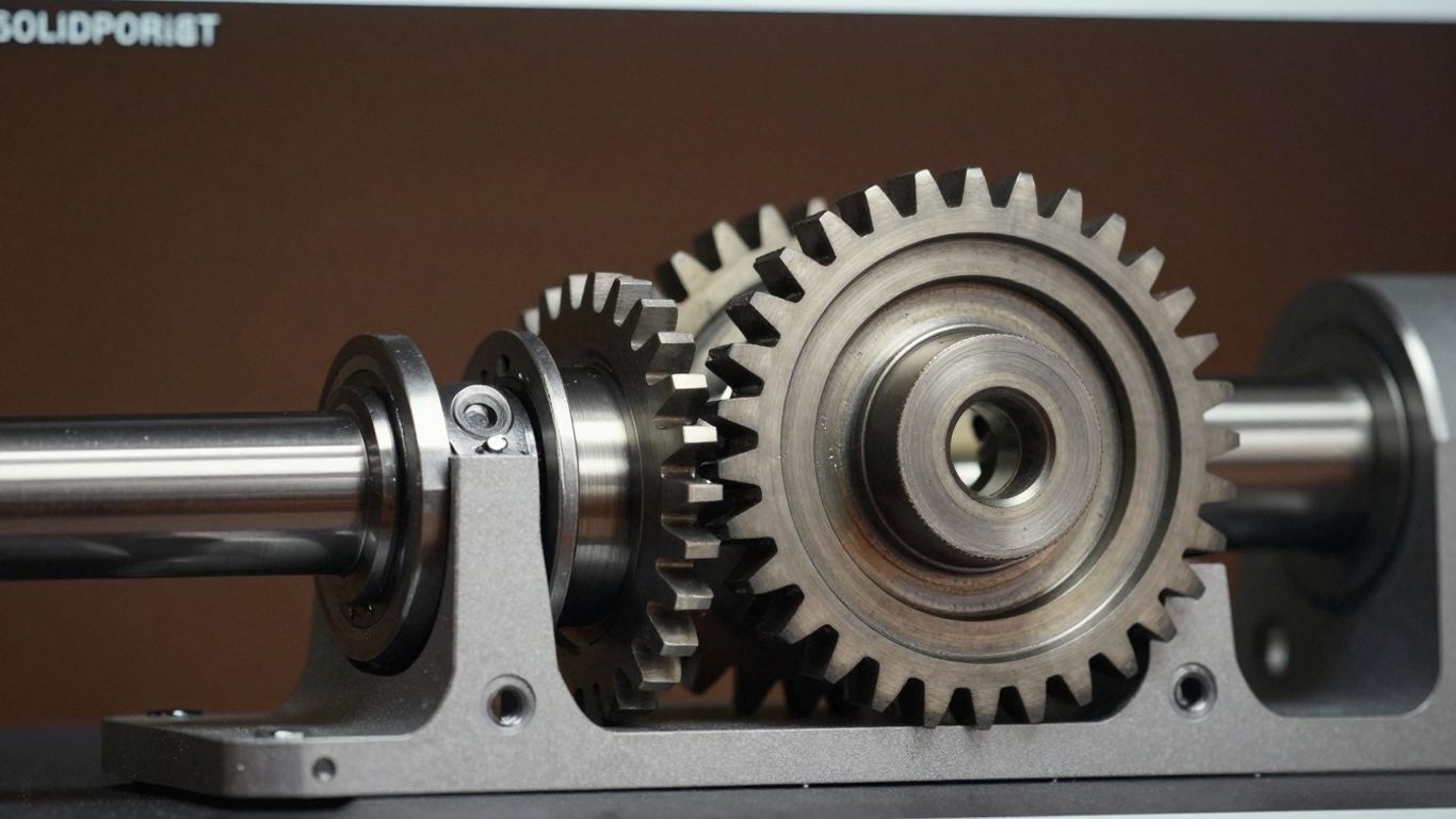 SOLIDWORKS assembly with perfectly mated components.