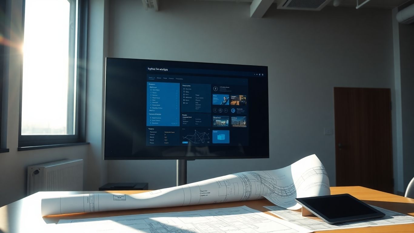 SharePoint interface with construction project files.