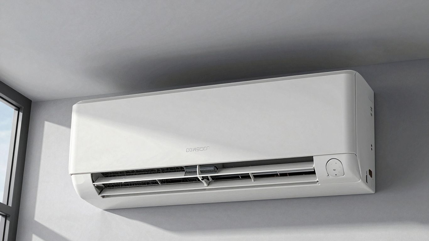 Klimagerät in einem hellen Raum