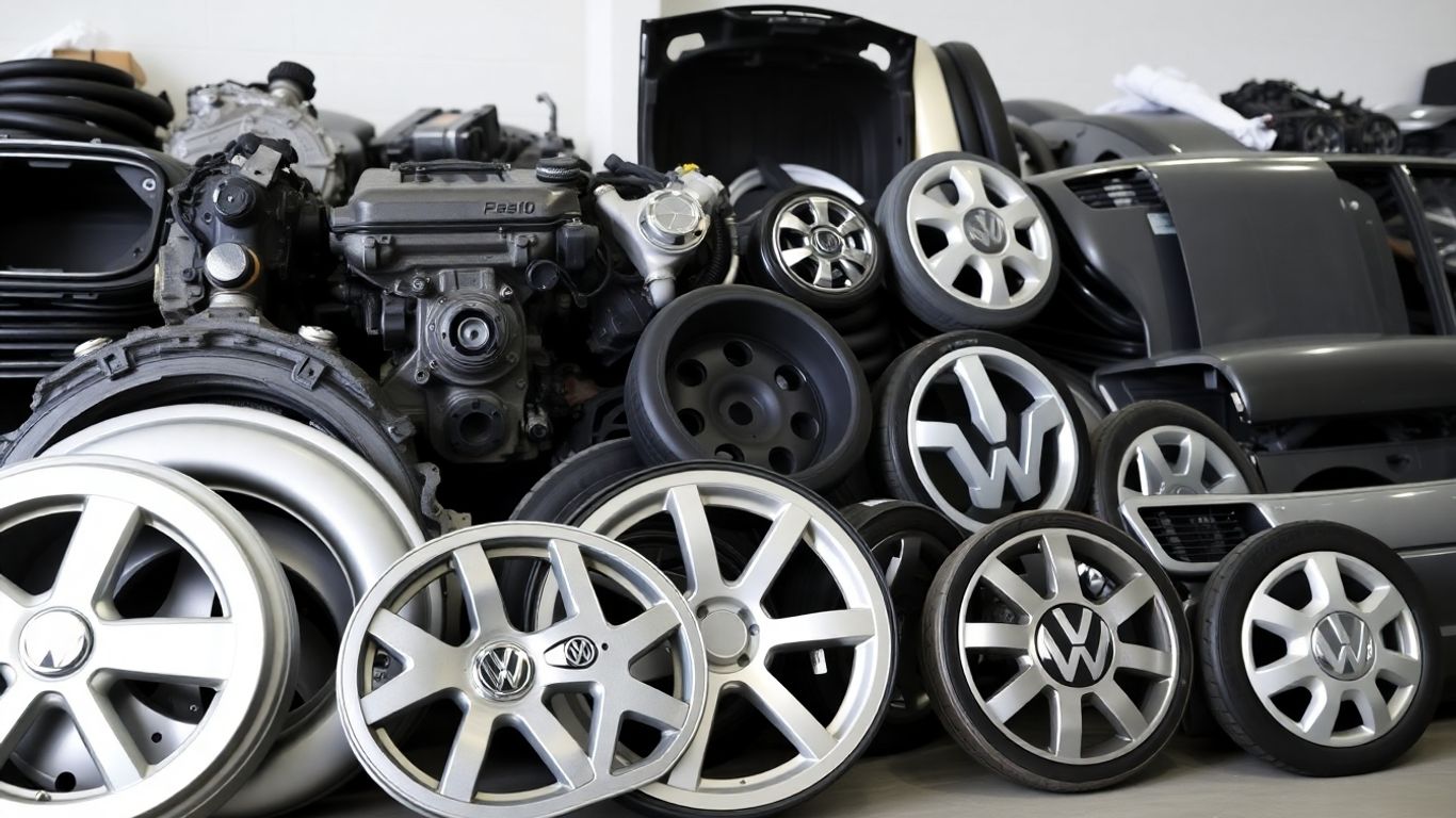 VW car parts ready for shipping across Australia.