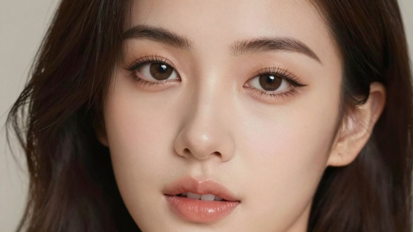 Machiaj elegant și atemporal al unei celebrități.