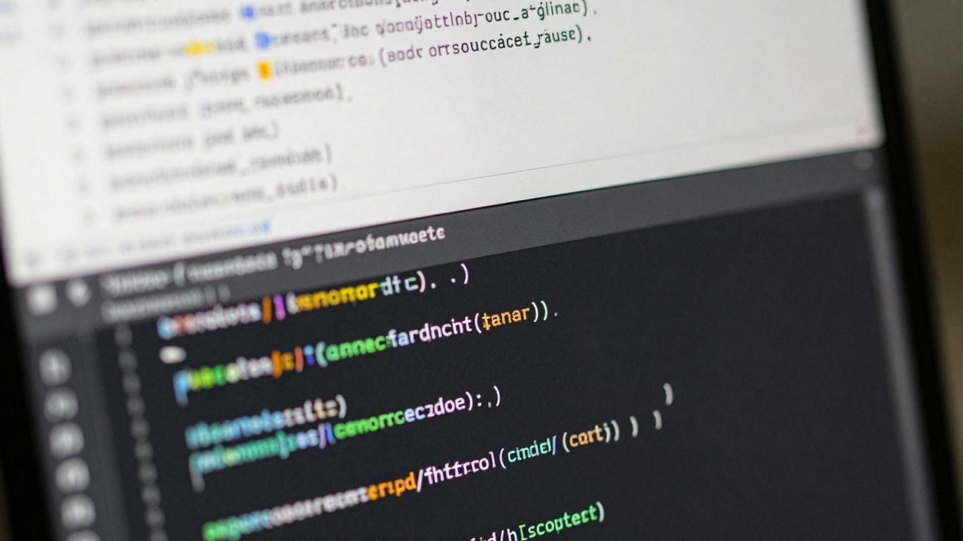 WooCommerce plugin code on a computer screen.