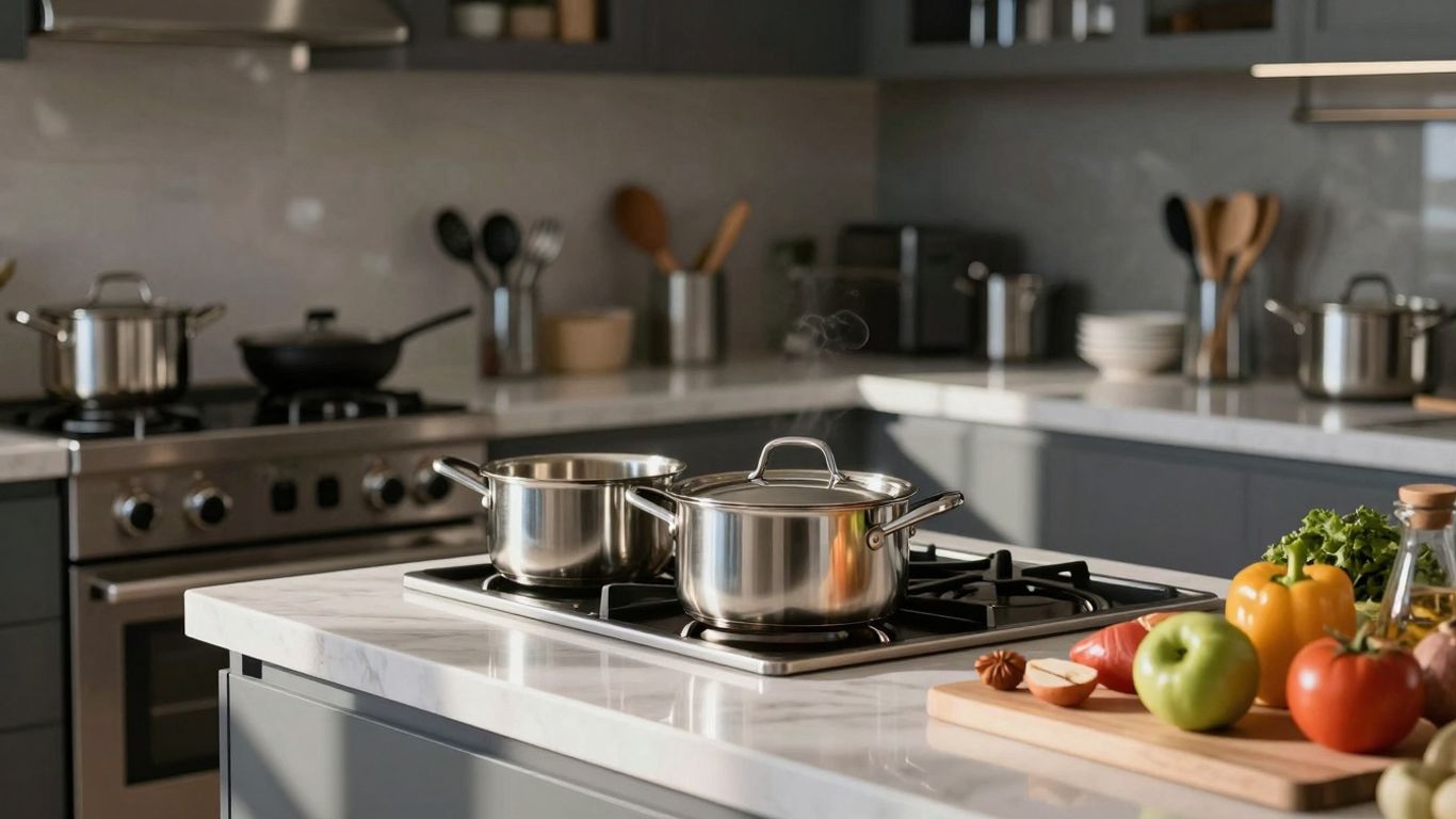 A well-equipped kitchen ready for a home cooking business.