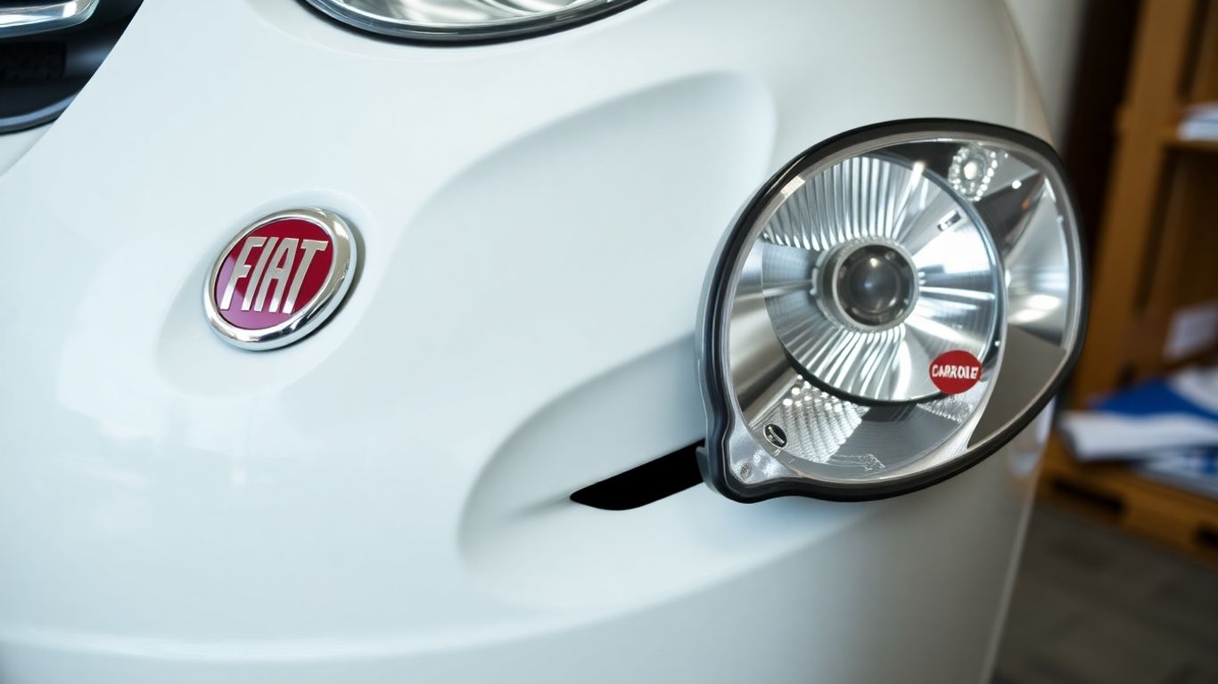 Fiat bumper and headlight parts