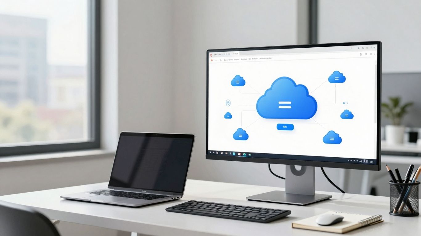 Zoho WorkDrive pricing overview with cloud storage icons.