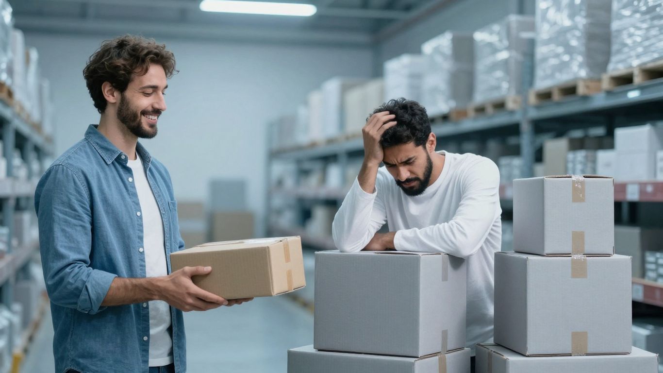 Amazon Prime FBA pros and cons comparison image.