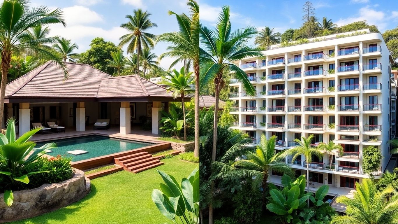 Villas and apartments in Phuket and Bali