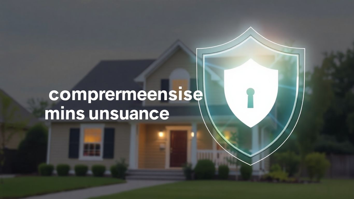 Casa protegida por un escudo de seguro