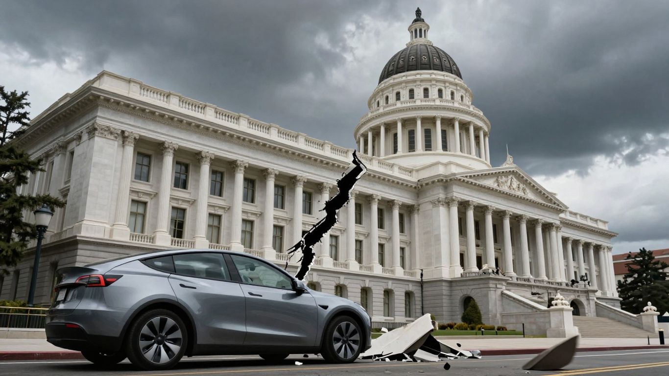 California EV mandate overturned, electric car setback.