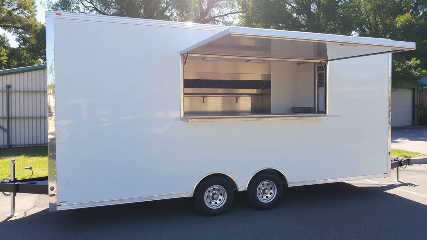 Used catering trailer for sale in the UK.