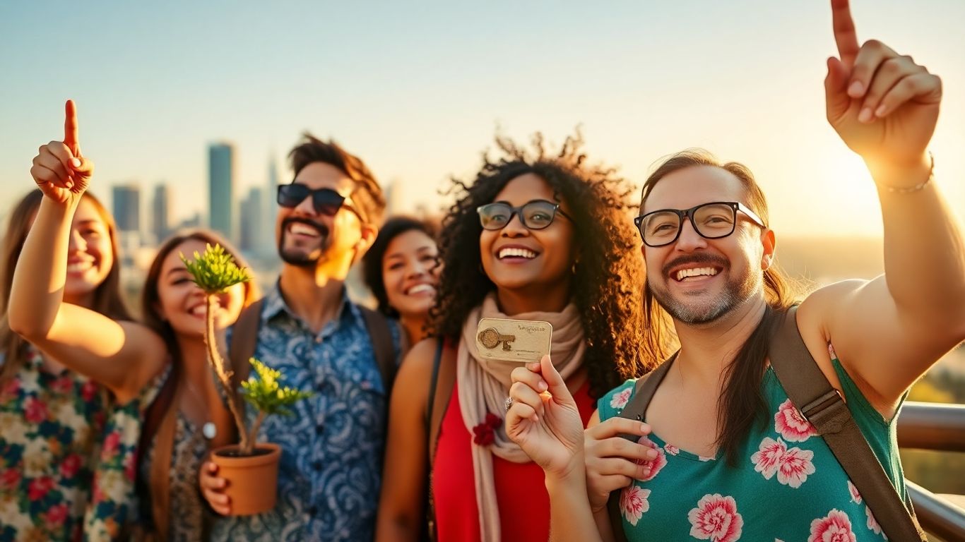 Victorians celebrating small business start-up grant opportunities.