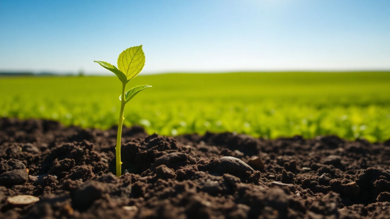 Plantare și creștere în agricultură ecologică.