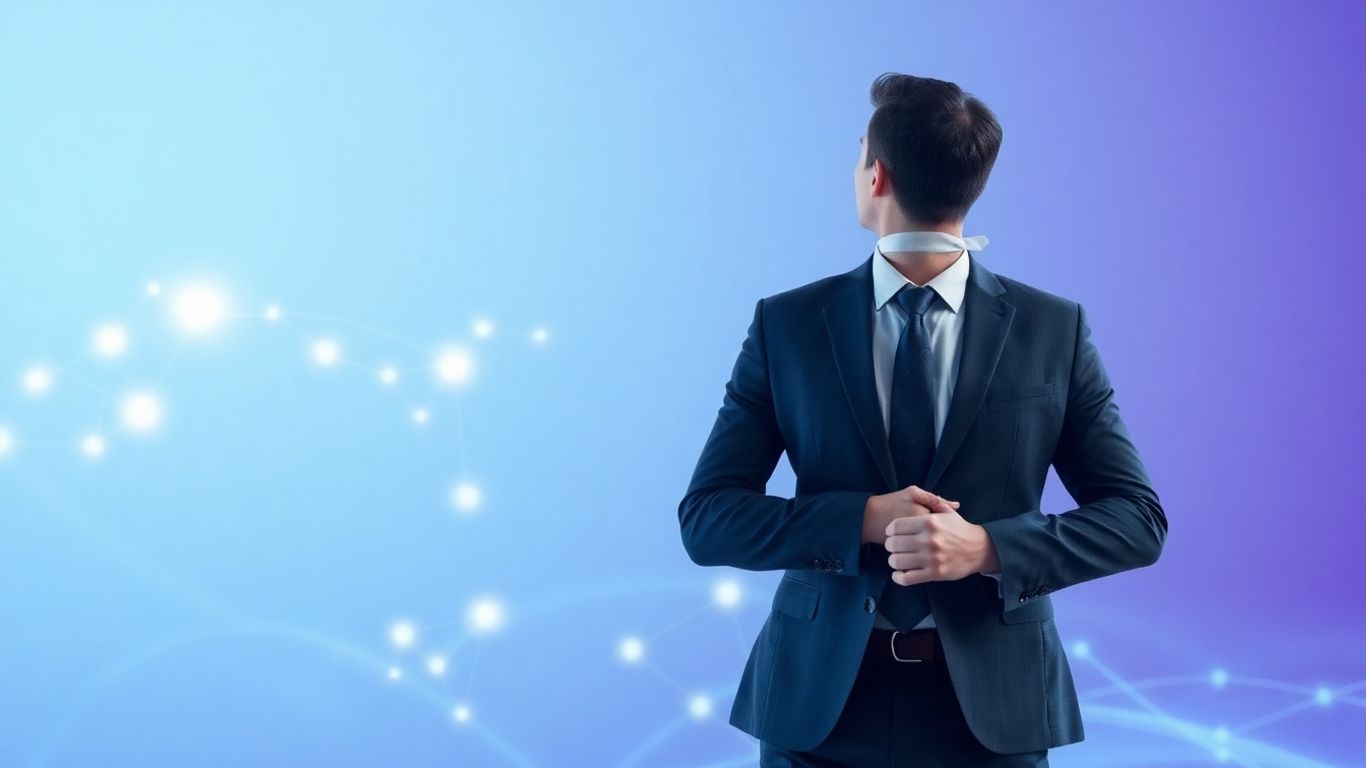 Person achieving career success with PhD in online marketing.