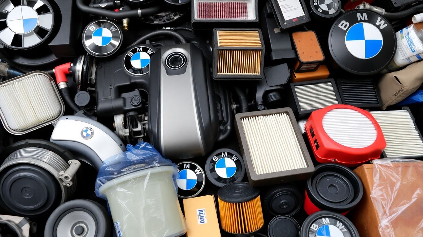 BMW car parts inventory for online purchase.