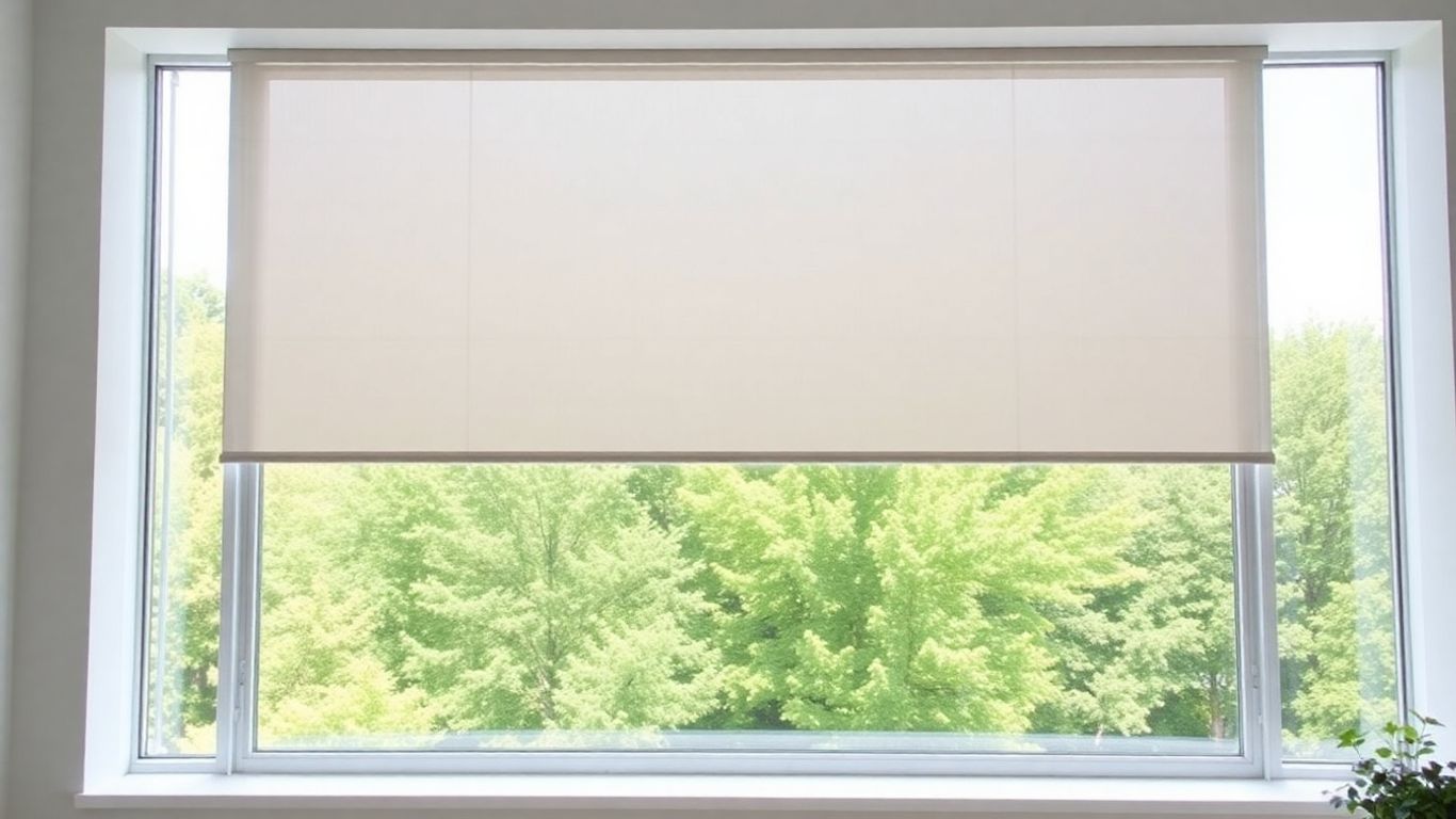 Bandalux custom shade for large windows