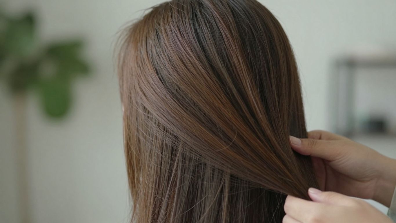 Healthy, thick hair with a gentle touch.