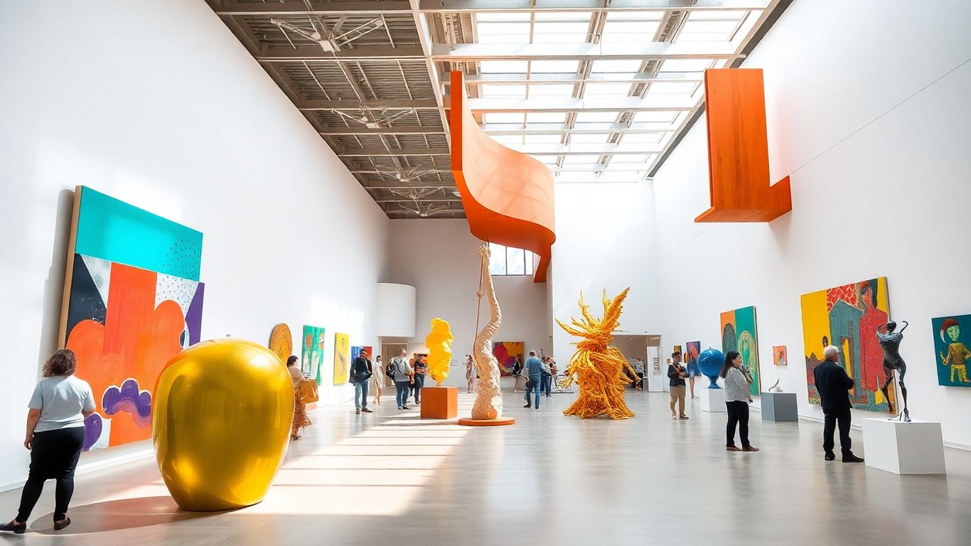 Nowoczesne wnętrze Muzeum MO w Wilnie z instalacjami.