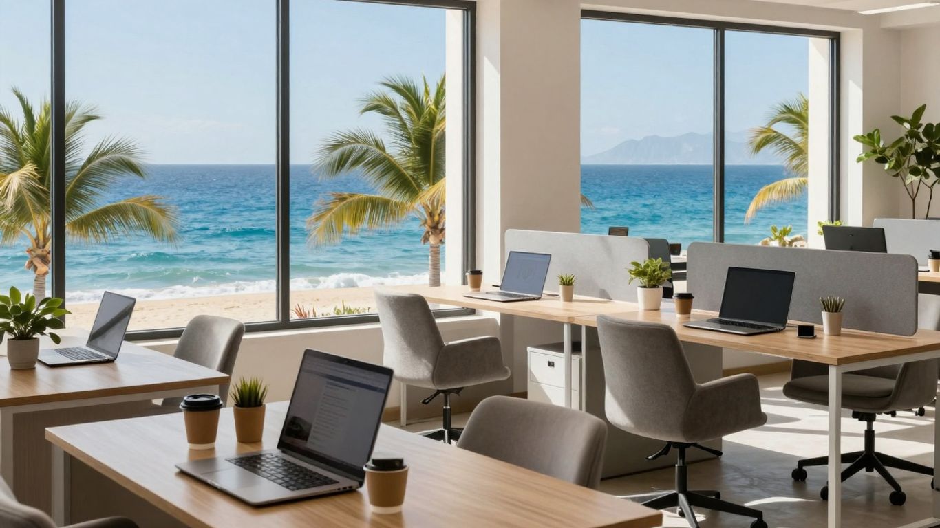 Coworking space with ocean view in Cabo