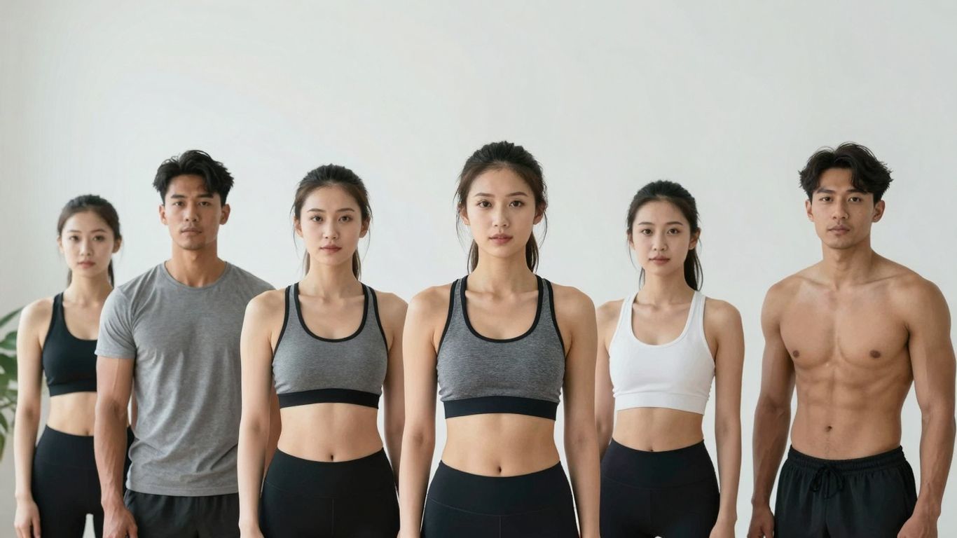 Oameni sănătoși și strălucitori, stiluri de viață hollywoodiene.