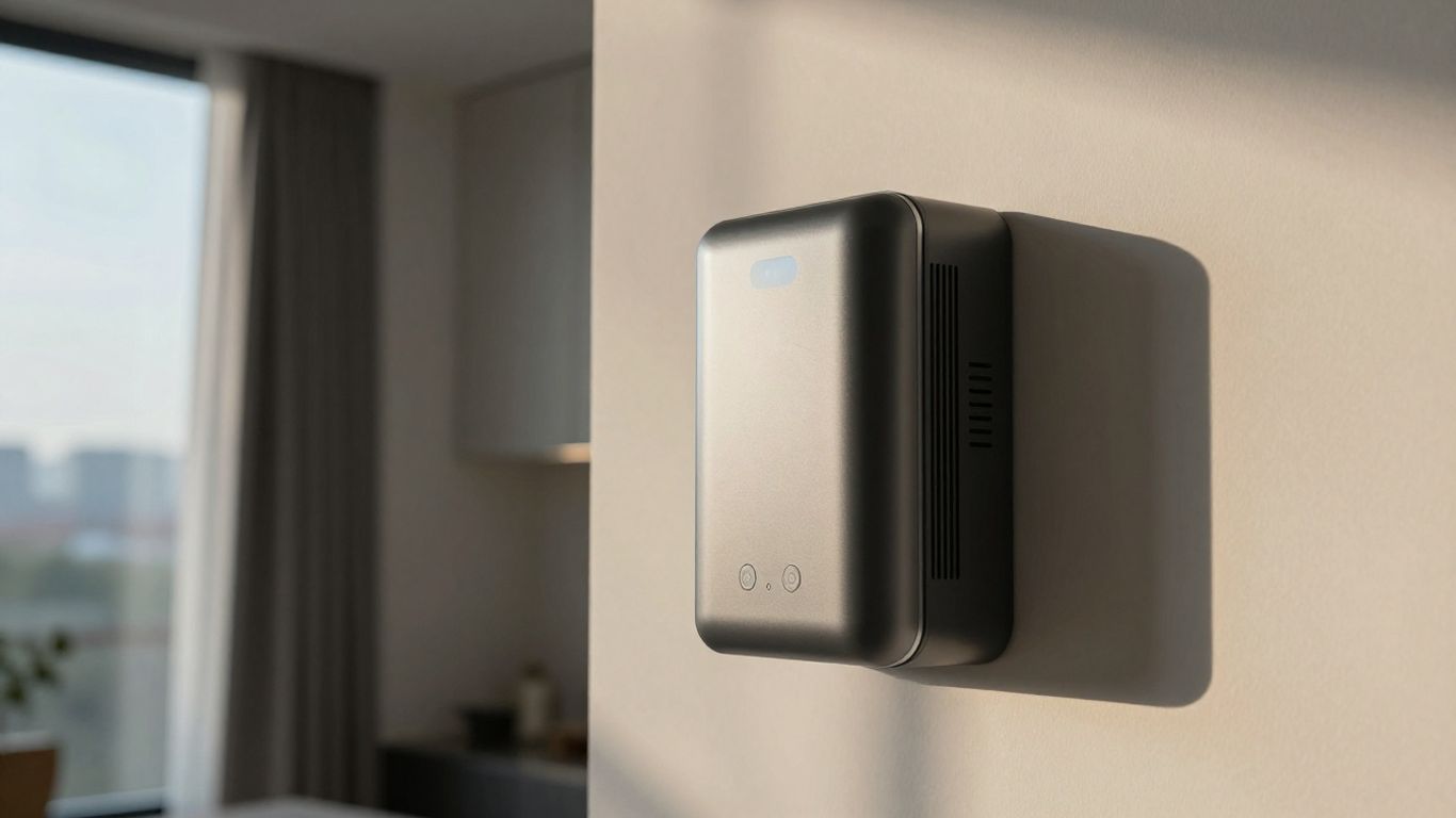 Batterie virtuelle EDF dans un intérieur moderne.