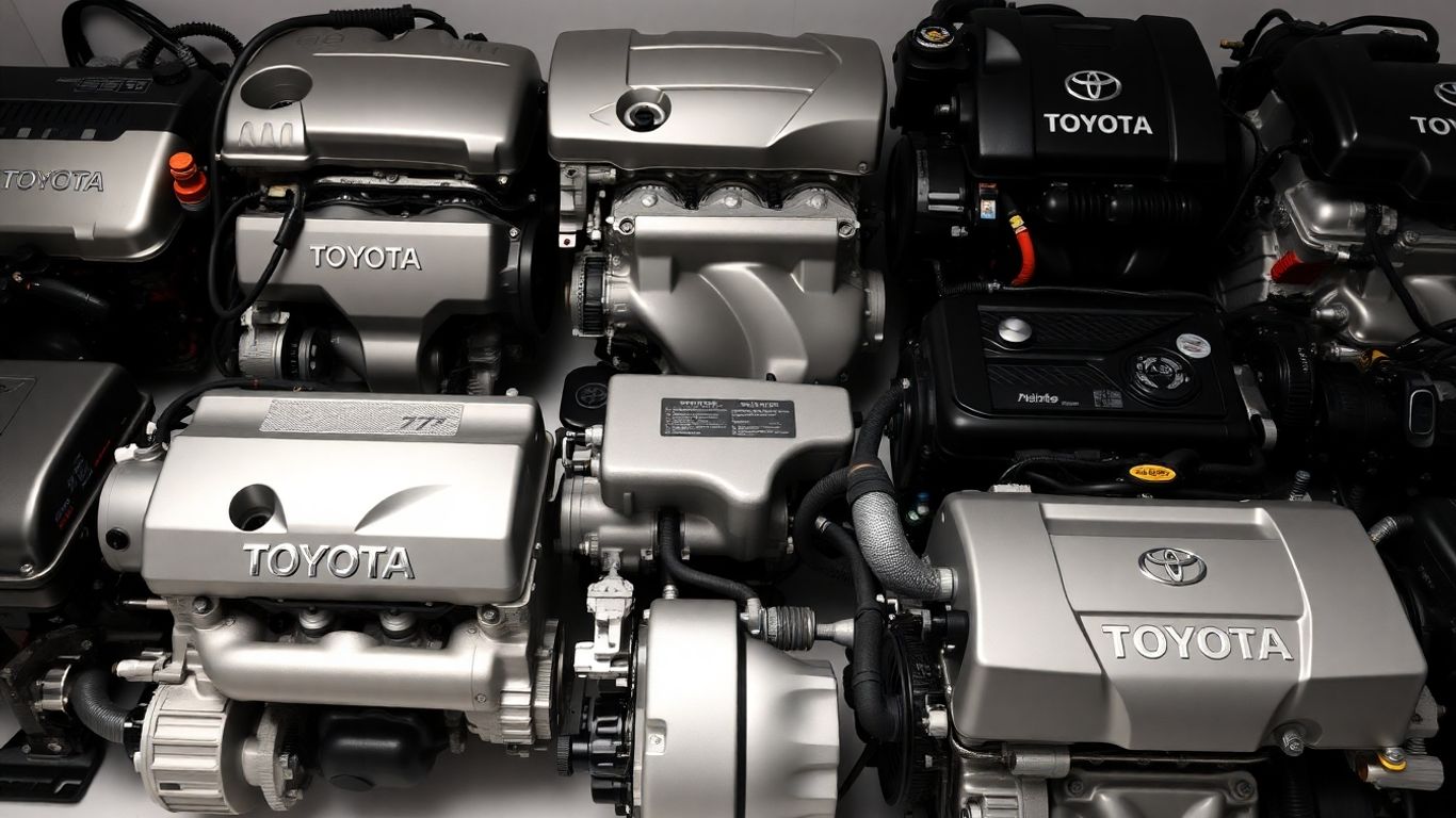 Various Toyota engines for sale in Australia.