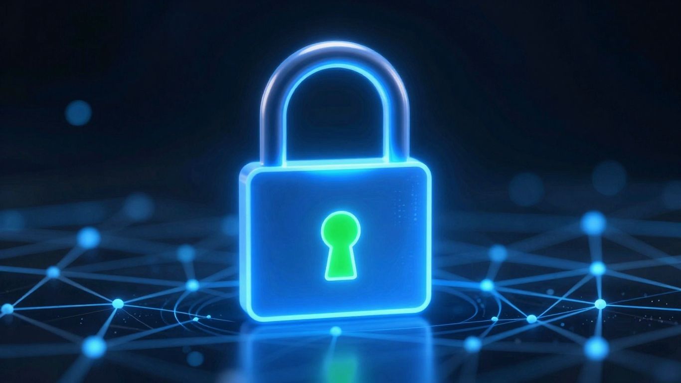 Secure padlock over digital network