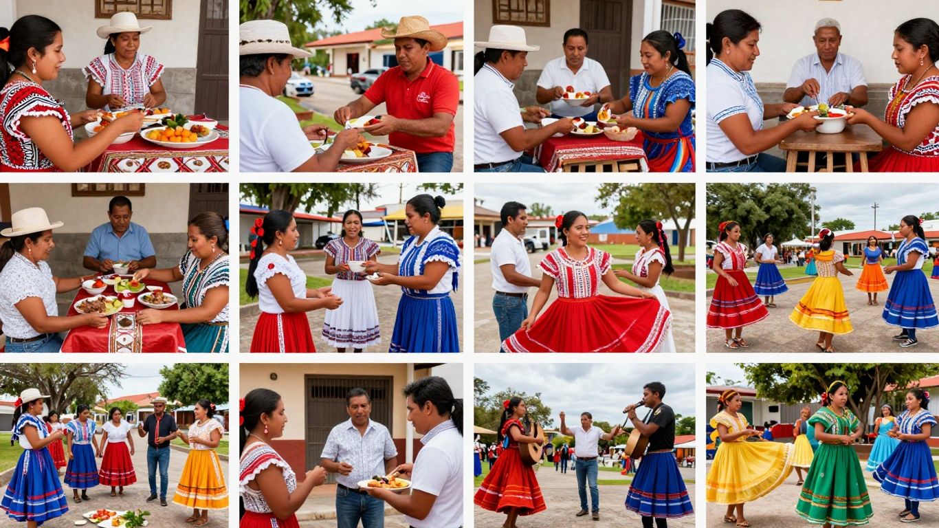 Obiceiuri culturale zilnice în diverse regiuni ale lumii.