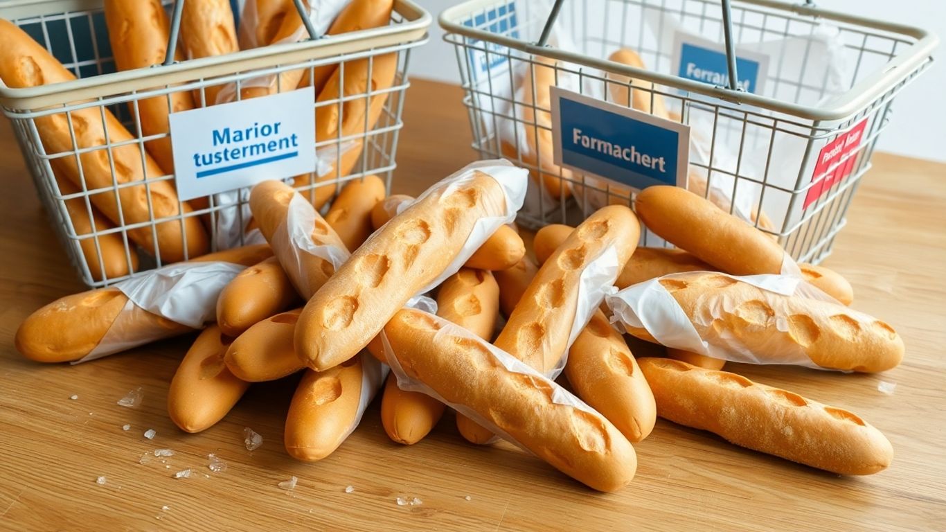 Baguettes jetables et débris sur une table en bois