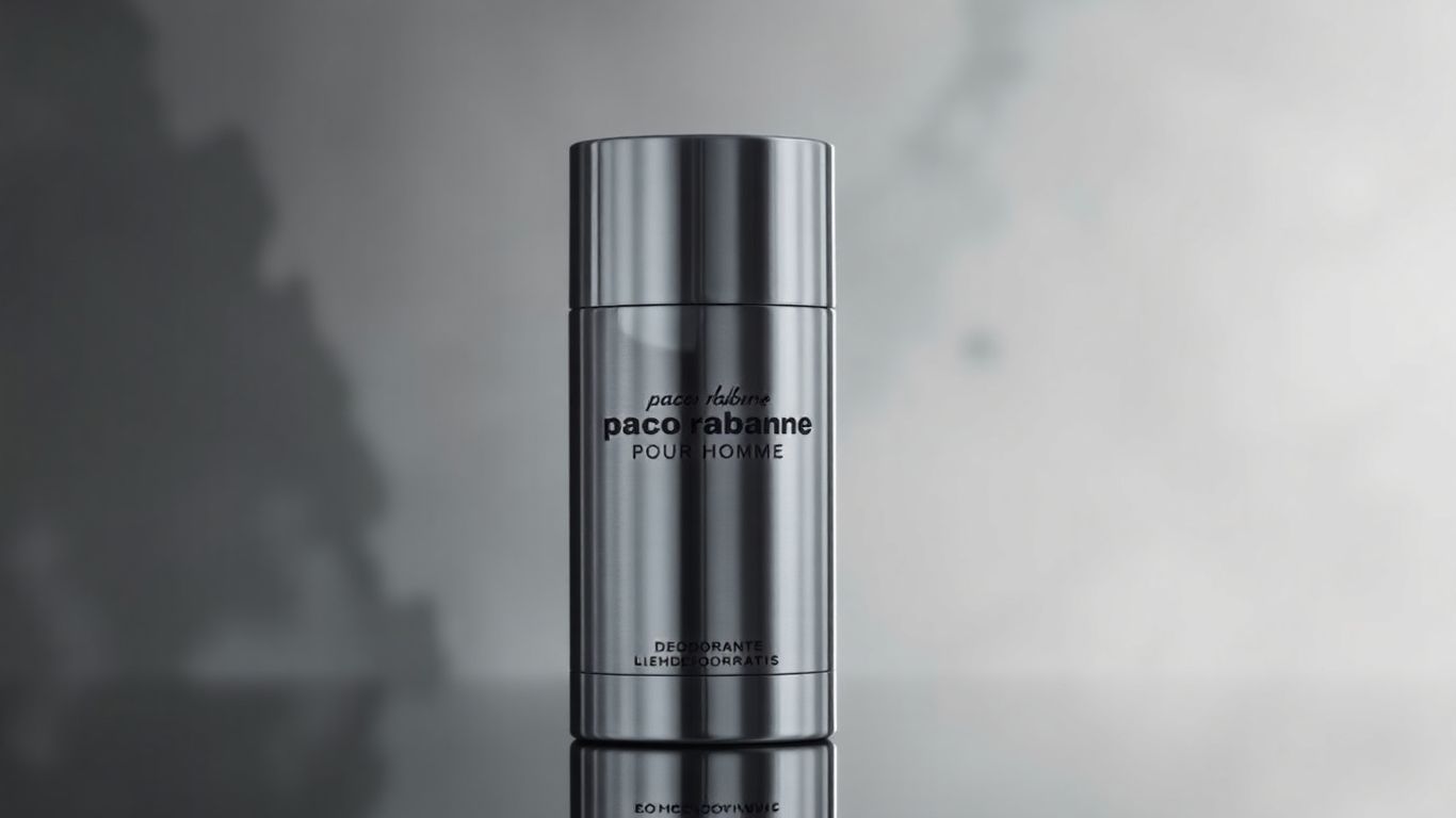 Paco Rabanne Pour Homme deodorant stick, classic design.