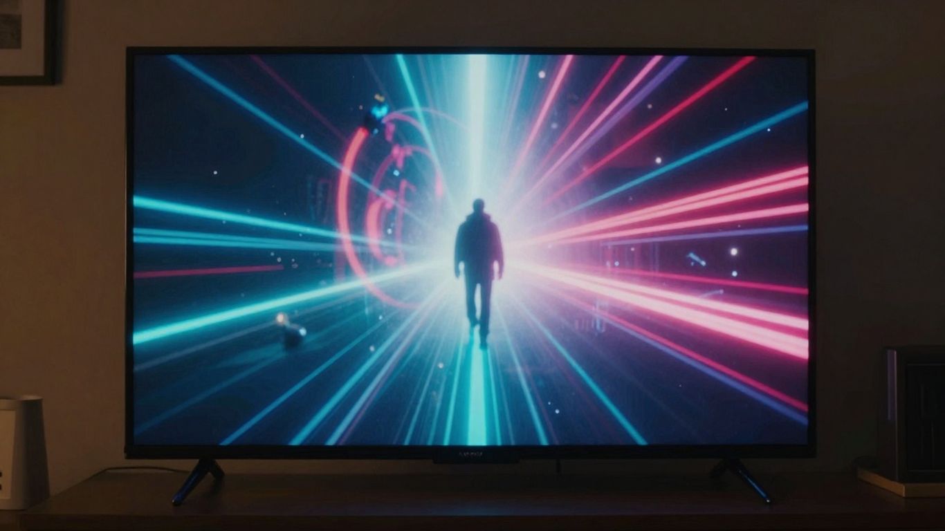 Adult IPTV free codes on a TV screen.