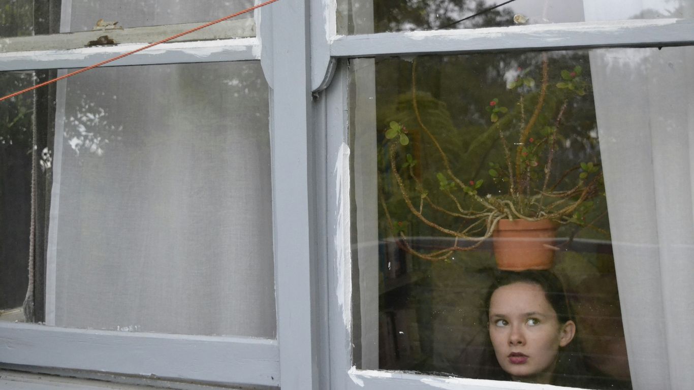 white wooden framed glass window