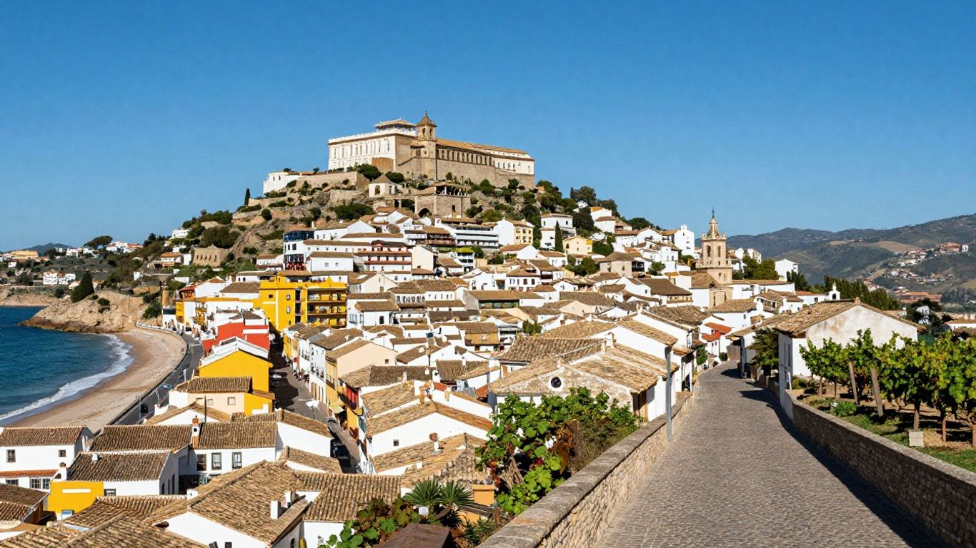 Paysages contrastés de l'Espagne et de la France.