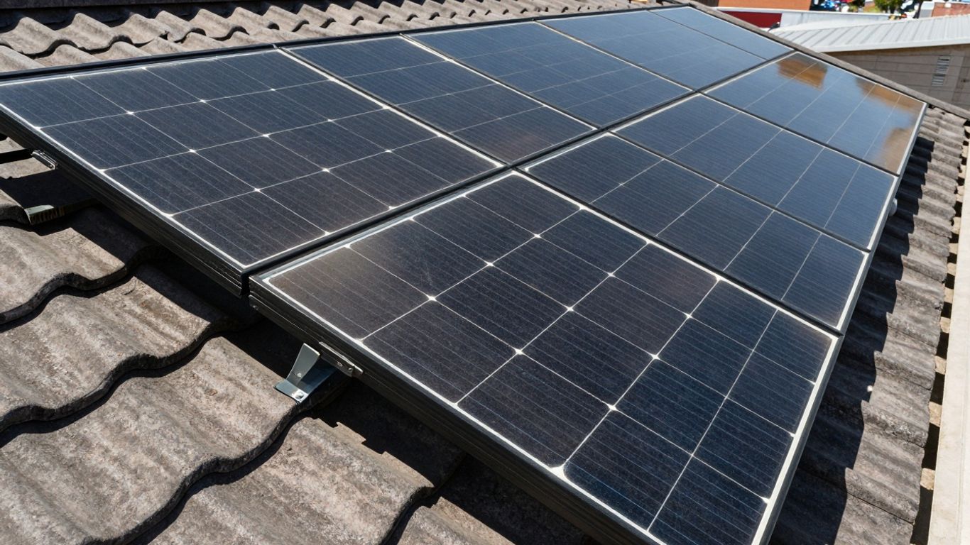 Panneau solaire Sunology sur un toit ensoleillé