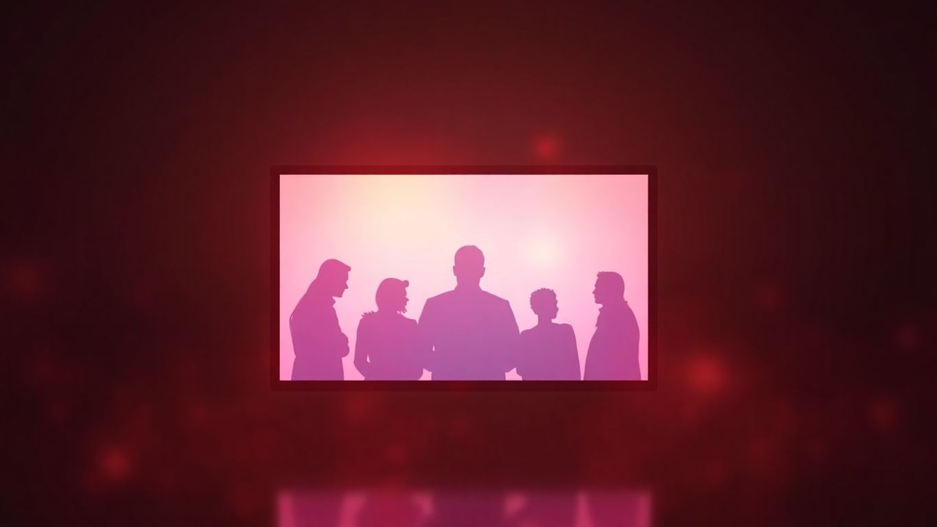 Human connection in a digital web design.