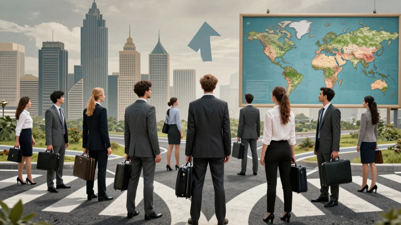 Expats at a crossroads with China in one direction.