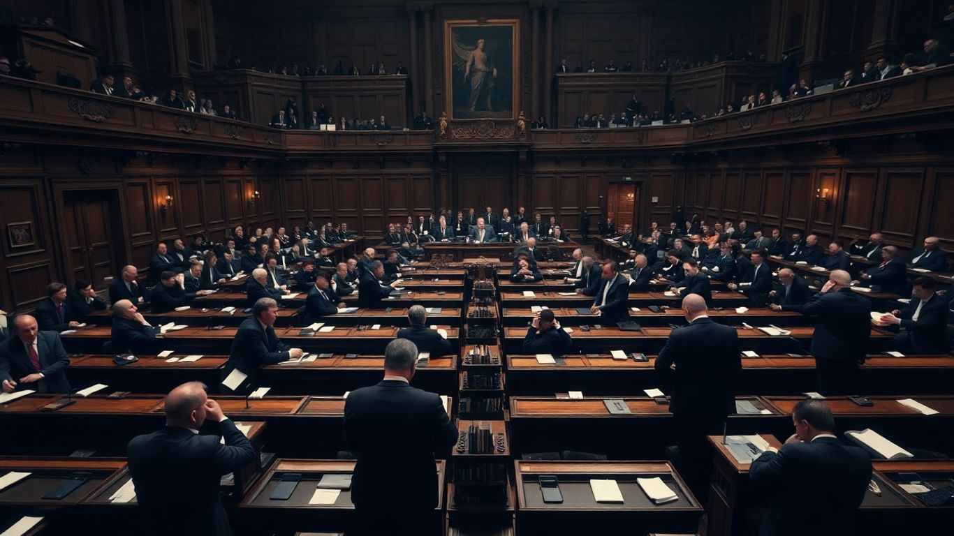 Débat tendu à l'Assemblée nationale française sur les retraites.