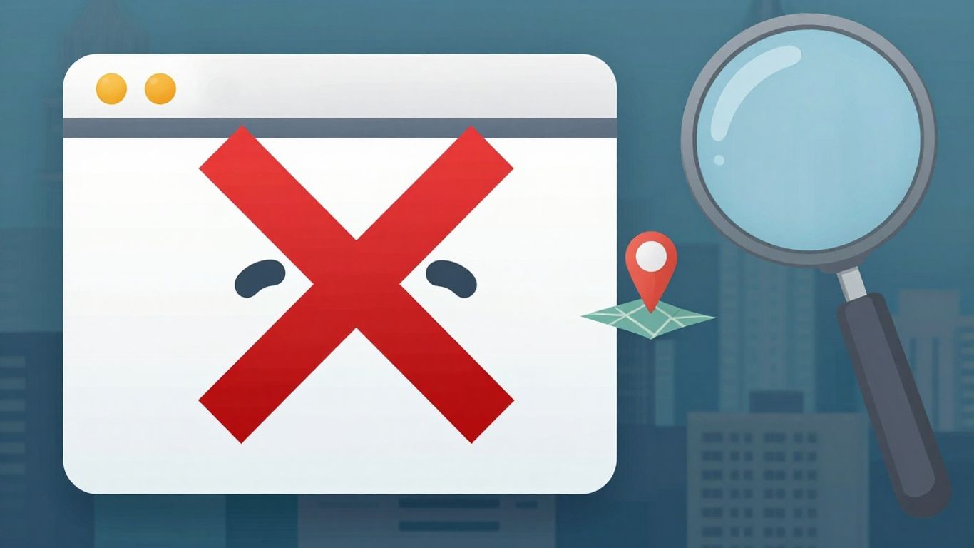 Website suffering from neglected local SEO