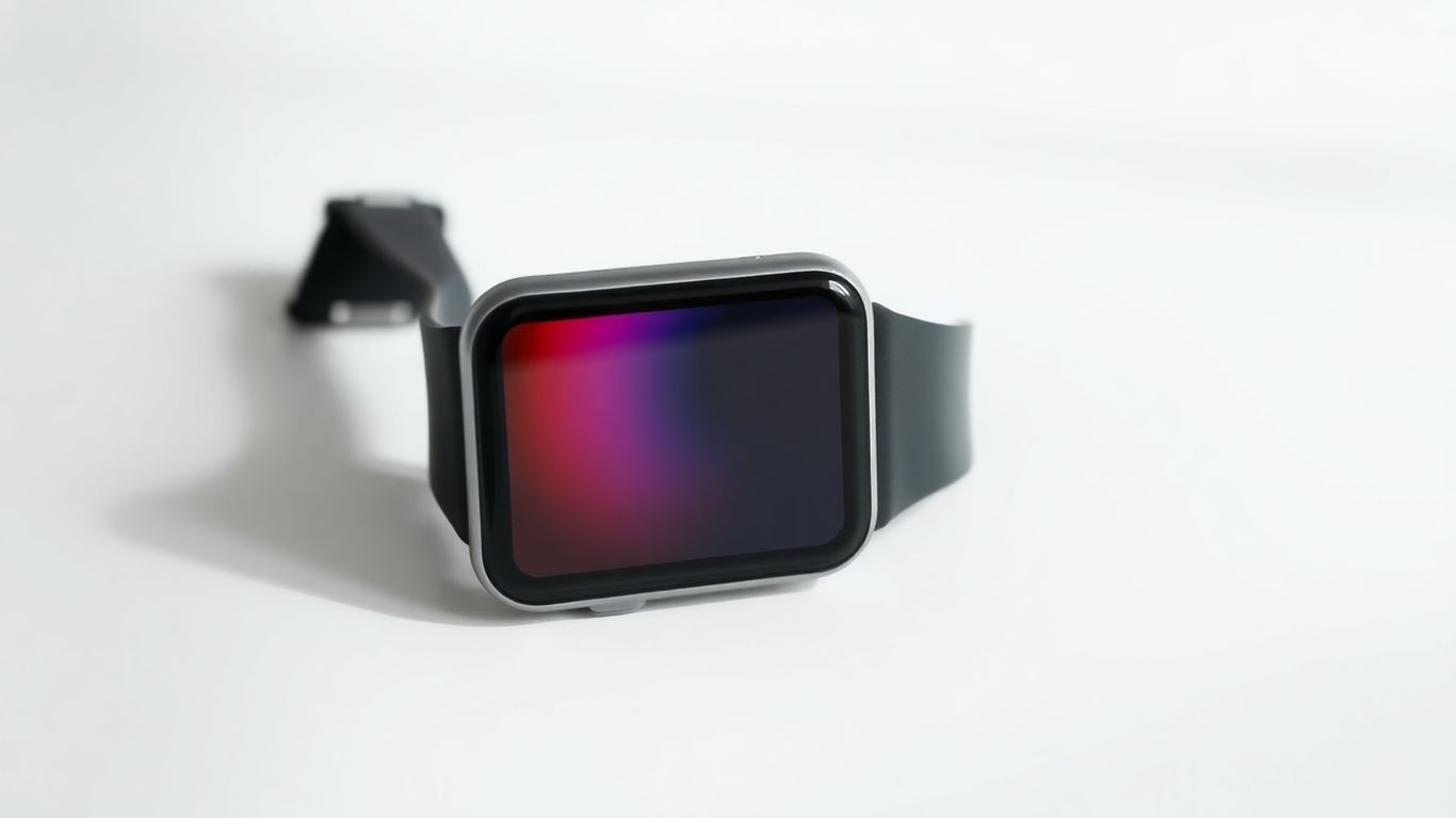 Smartwatch Amazfit Band 7 com tela colorida.