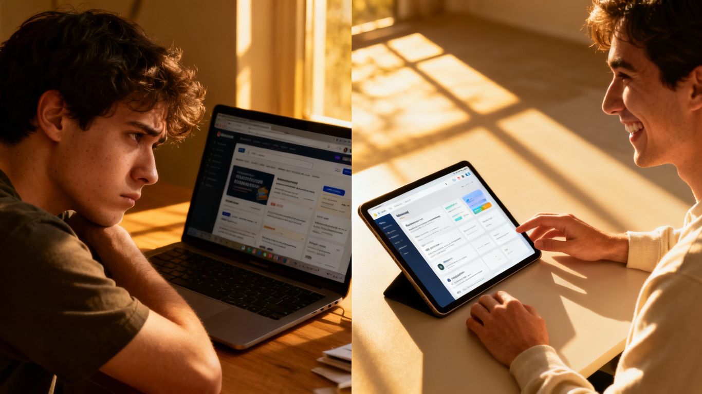 Online education time-wasters vs. efficient learning.