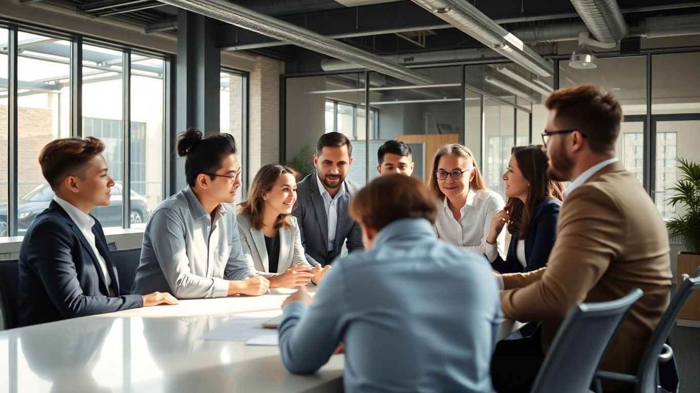 Team collaborating on Bhip compliance strategies.