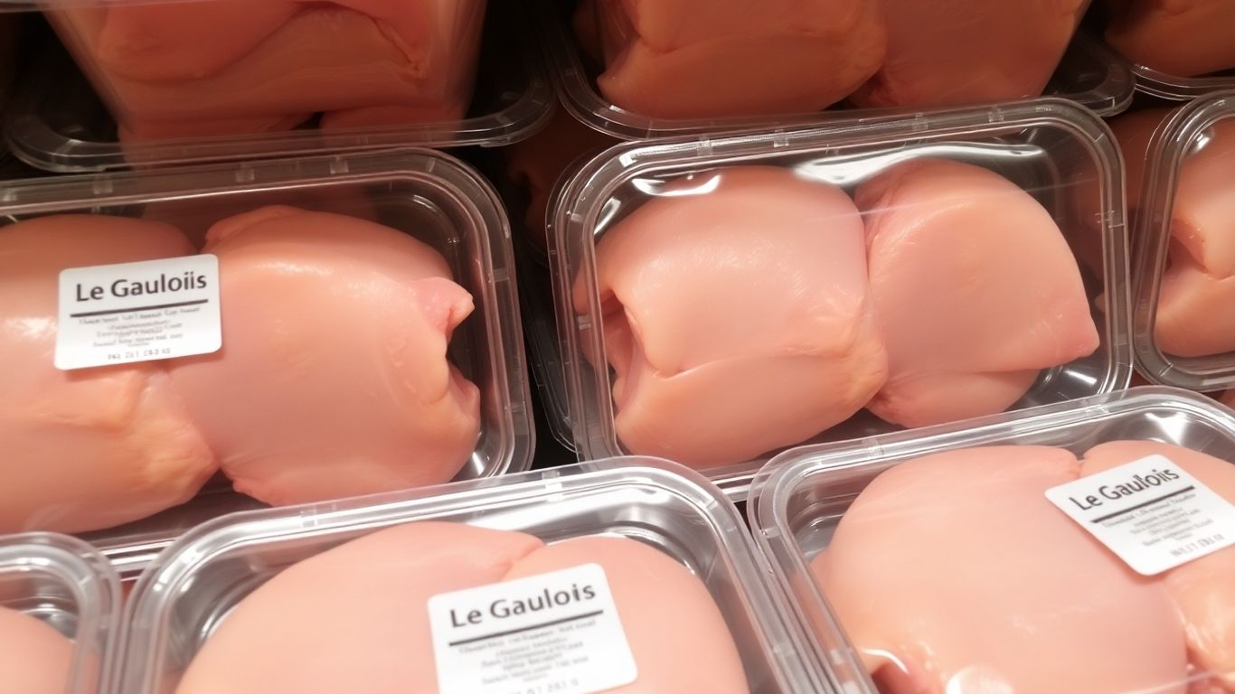 Barquettes de poulet Le Gaulois rappelées