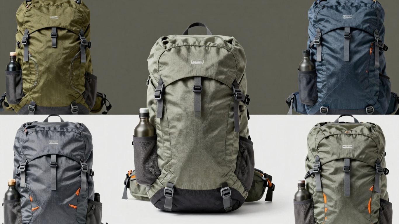 Mini Backpack with Water Bottle holder