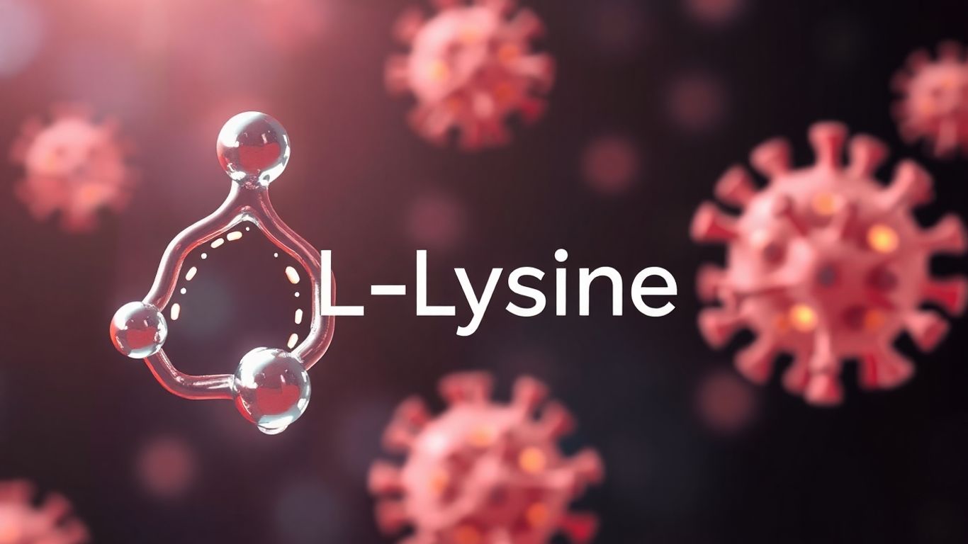 L-Lysine molecule supporting immune cells