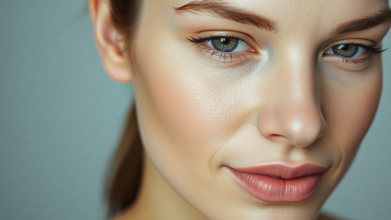 Woman with radiant, even-toned skin