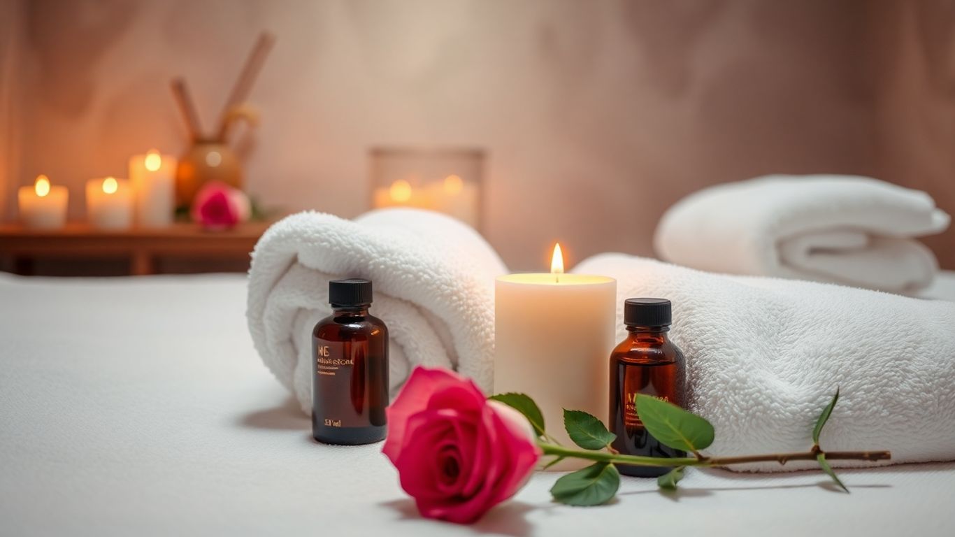 Luksuzni spa paket za 8. mart sa svećama i ružama.